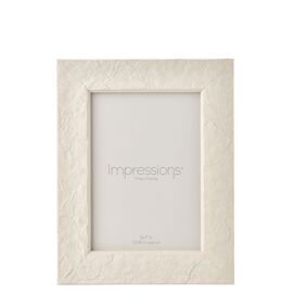 Impressions Resin Photo Frame Natural - 5" x 7"