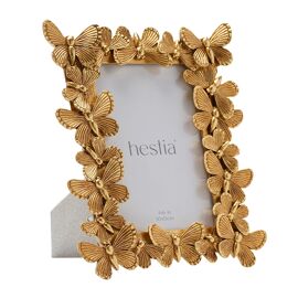 Hestia Butterfly Design Resin Photo Frame 4" x 6"
