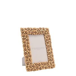 Impressions Flowers Design Resin Photo Frame 4" x 6"