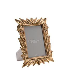 Impressions Leaf Design Resin Photo Frame 4" x 6"