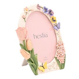 Hestia Tulip Design Resin Photo Frame 5" x 7"