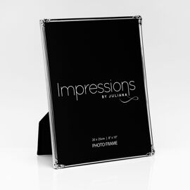 Silverplate Photo Frame with Decorative Corner 8" x 10"