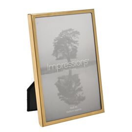 Impressions Gold Metal Photo Frame 4" x 6"