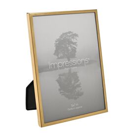 Impressions Gold Metal Photo Frame 5" x 7"