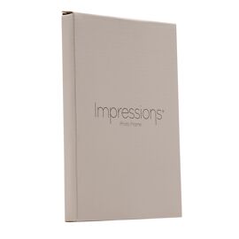 Impressions Black Oval Corner Photo Frame 4" x 6"