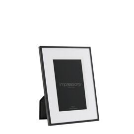 Impressions Black Aluminium Photo Frame - 4" x 6"