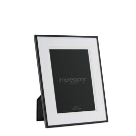 Impressions Black Aluminium Photo Frame - 5" x 7"