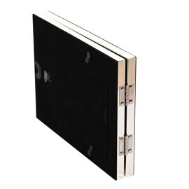 Elegance Shiny Silver Plated Double Hinged Photo Frame 6" x 4"