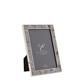 Elegance Grey Mother of Pearl Photo Frame 4" x 6"
