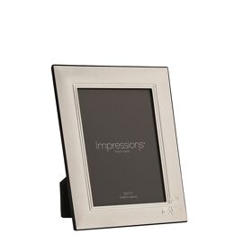 Impressions Silver Plated Bow Photo Frame 5" x 7"