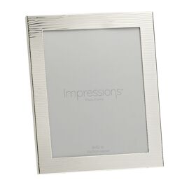 Impressions Ripple Texture Silverplated Frame 8" x 10"