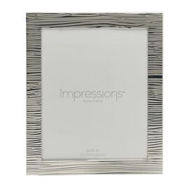 Impressions Ripple Texture Silverplated Frame 8" x 10"