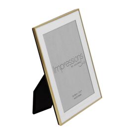 Brushed Brass Finish Photo Frame 5" x 7"