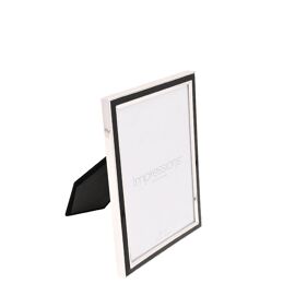 Impressions Silver Plated Frame with Black Epoxy - 5" x 7"