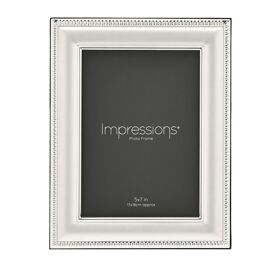 Impressions Silver Plated Patterned Edge Frame 5" x 7"