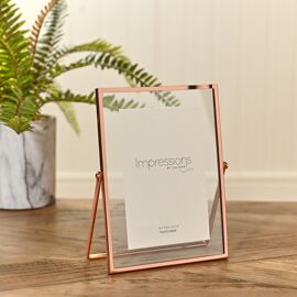 Impressions Copper Finish Photo Frame Narrow Edge 4" x 6"