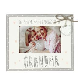 Love Life Photo Frame 6" x 4" - Promoted to Grandma