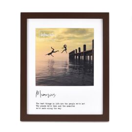 Moments Wooden Photo Frame with Mount 6" x 6" - Memories