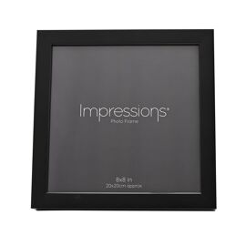 Impressions Square Black Frame 8 x 8
