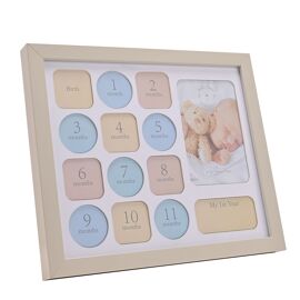 Hello Baby First Year Collage Frame