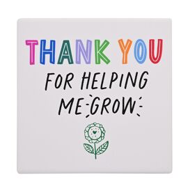 Hullabaloo Square Coaster - Thank You