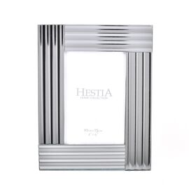 Hestia Lined Glass Photo Frame 4" x 6"