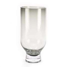Hestia Smoked Glass Vase 25cm