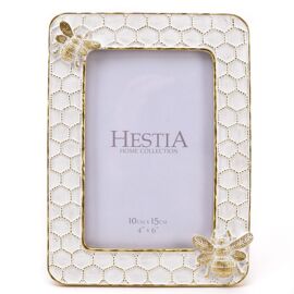Hestia Honey Bee Resin Photo Frame 4" x 6"