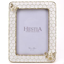Hestia Honey Bee Resin Photo Frame 5" x 7"