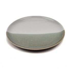 Hestia Set of 4 Reactive Glaze Grey Side Plates 18cm