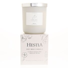 Hestia Candle 240g Citrus Blush & Freesia Petals