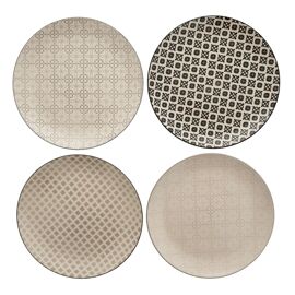 Hestia Set of 4 Tile Pattern Dinner Plates