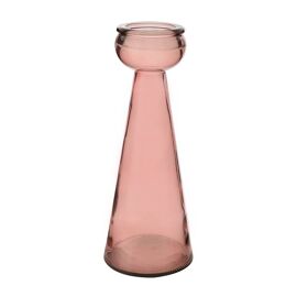 **MULTI 4** Hestia Pink Recycled Glass Tapered Vase