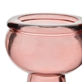 **MULTI 6** Hestia Pink Recycled Glass Tapered Vase