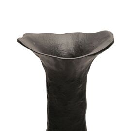 Hestia Slim Metal Vase - Black
