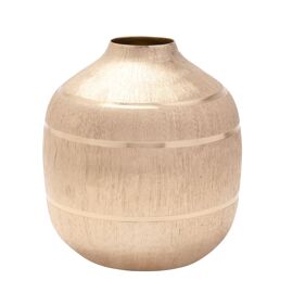 Hestia Round Gold Vase - Small