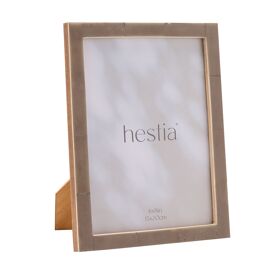 Hestia Thin Grey Stained Bone Photo Frame 6" x 8"