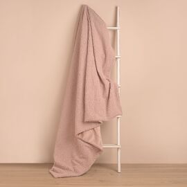 Hestia Pink Teddy Throw 150cm x 150cm