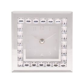 Hestia Crystal Rectangle Table Clock