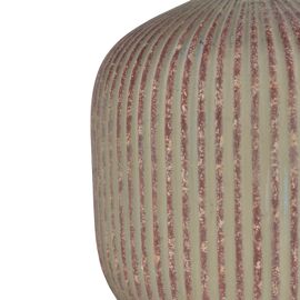 Hestia Round Ceramic Table Lamp - Beige