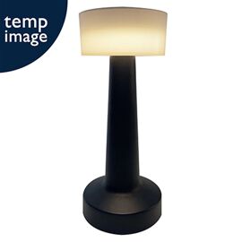 Hestia Black USB LED Touch Table Lamp
