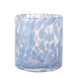 Hestia Confetti Glass Vase - Blue