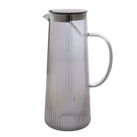 Hestia Grey Ribbed Jug