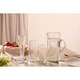 **MULTI 4**Hestia Highball Hammered Style Glass