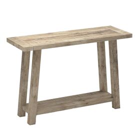 Hestia Como Wooden Console Table In Buttermilk
