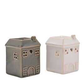 **ASTD MULTI 12** Hestia Ceramic House Shaped Wax Melt Burner CDU - Small