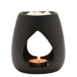 Hestia Black Teardrop Wax Melt Holder