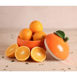 Hestia Orangefarbenes Vorratsglas