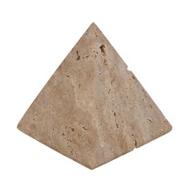 Hestia Travertine Pyramid - 7.5cm