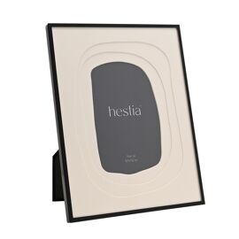 Hestia Black Aluminium Photo Frame Layered Mount - 4" x 6"